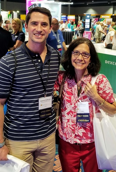 AADE Foundation Scholarship Recipients Matt Naliborski and Suzanne Sheres.